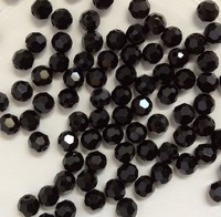 Swarovski бусины 5000 Оникс 4mm Австрия