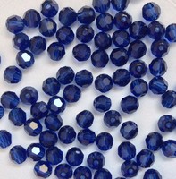 Swarovski бусины 5000 темный Сапфир 4mm Австрия