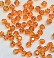 Swarovski бусины 5000 Топаз 4mm Австрия