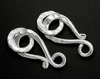 Замочек крючок чеканка серебро п.970