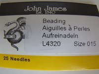 Иглы John James, Англия 15/0