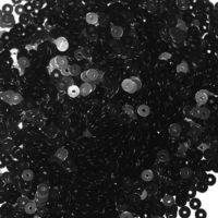 Пайетки черный глянец City Sequins 3мм