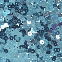 Пайетки светло-голубой металлик City Sequins 4мм