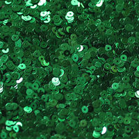 Пайетки зеленый металлик City Sequins 3мм