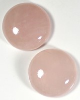 Кварц розовый, пара 48.50крт