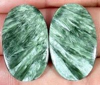 Серафинит кабошон, пара 40.95крт