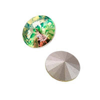 Swarovski Rivoli Luminous Green 14mm Австрия