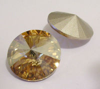 Swarovski Rivoli Golden Shadow 18mm Австрия