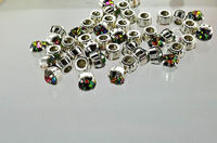 Swarovski в серебряных цапах 1028 Iris Forest Rainbow 39ss Австрия