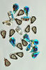 Swarovski в серебряных цапах 4300/2 Aquamarine 13х7.8мм Австрия