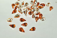 Swarovski в серебряных цапах 4300/2 Colorado Topaz 13х7.8мм Австрия