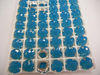 Swarovski в серебряных цапах 4470 Sky Blue Rainbow 10мм Австрия