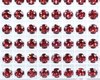 Swarovski в серебряных цапах 1088 Padparadscha Sapphire Xirius 7мм Австрия