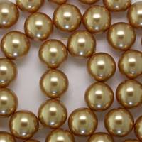 Swarovski 5810 Bright Gold Pearl 3мм Австрия