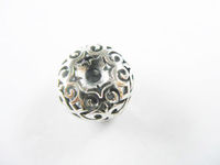 Бусина резная серебро п.925