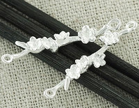 Коннектор сакура серебро п.925